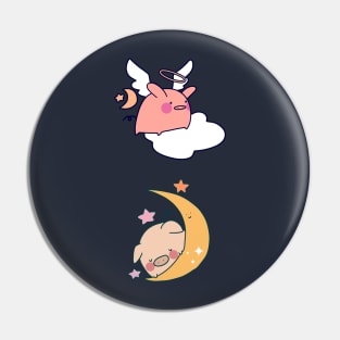 Moon Pigs Pin