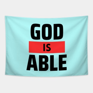 God Is Able | Christian Tapestry