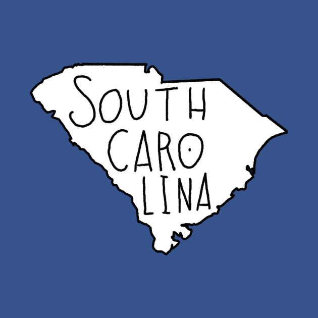 The State of South Carolina - No Color by loudestkitten