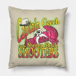 Captain Geech and the Shrimp Shack Shooters Pillow