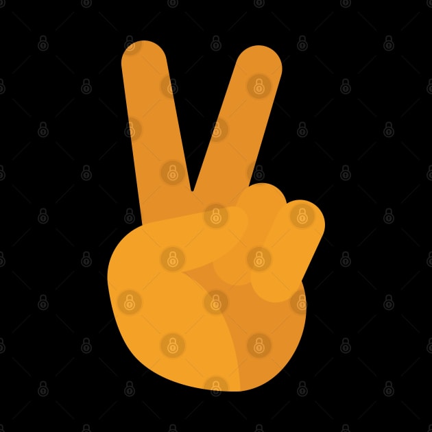 Peace sign hand by Allbestshirts