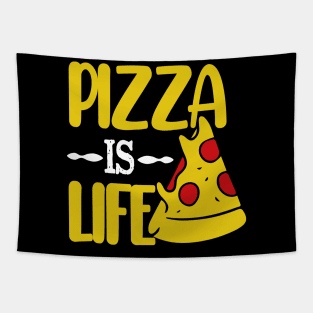 Pizza is Life Tapestry