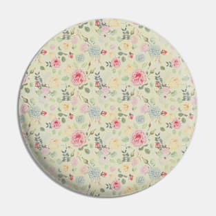 Summer Floral Pattern Pin