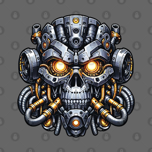 Biomech Skull S01 D29 by Houerd