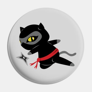 Ninja Cat Shuriken Strike! Pin