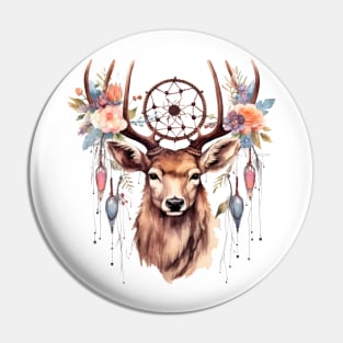 Native American Elk Pin