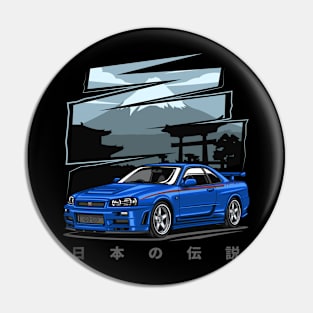 GT-R Special Tuning Edition (Bayside Blue) Pin