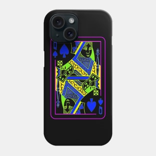 Queen of Spades Bright Mode Phone Case