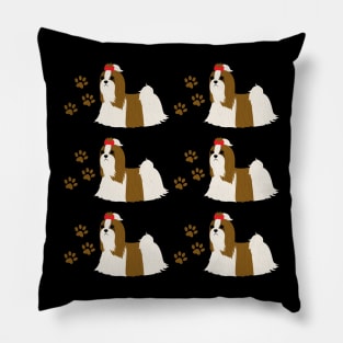 shih tzu dog pattern Pillow