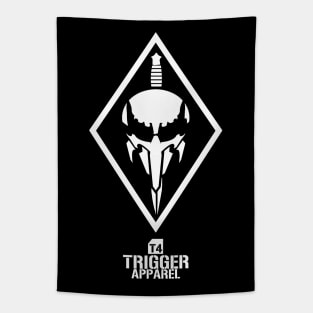 Trigger Knife White Tapestry