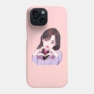 I love you heart gesture Phone Case