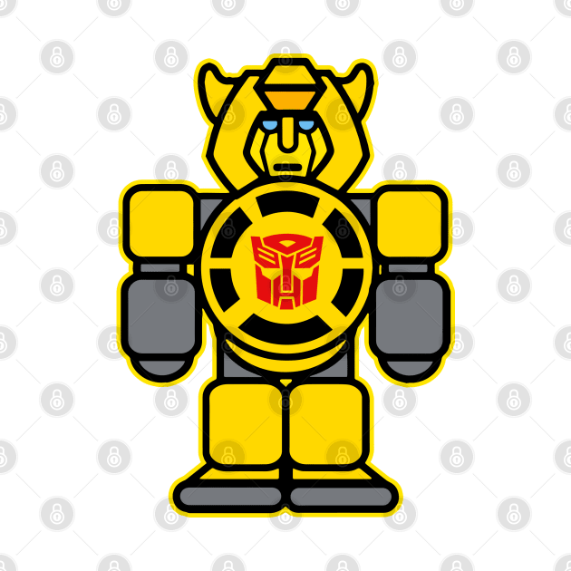 Transformers GEN 1 - chibi style - Bumblebee by ROBZILLA