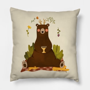 Flower bear Pillow