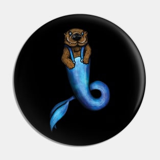 "Quaid" - MerOtter - Mermaid Otter - Marauder Pin