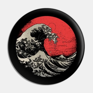 The great wave off kanagawa Pin