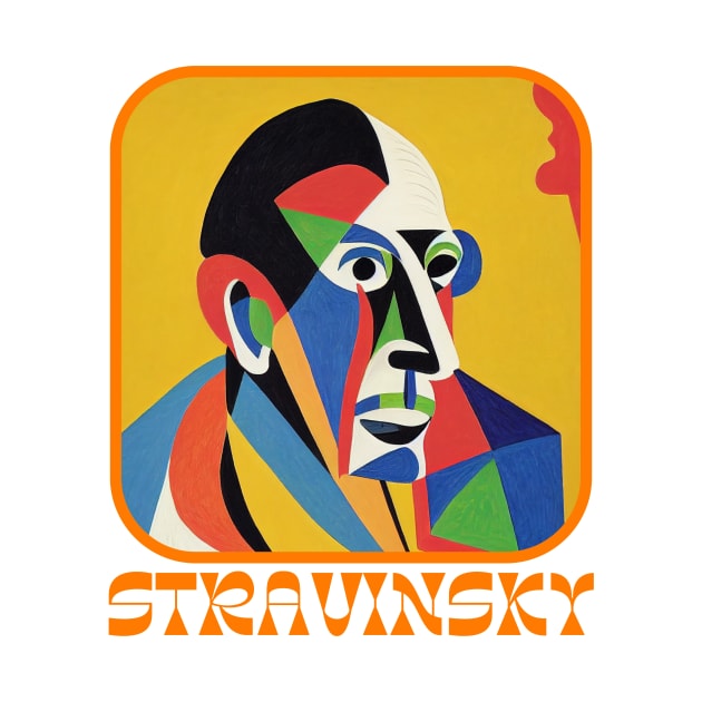 Igor Stravinsky by Cryptilian