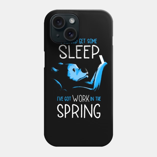 Insomnia - Insomniac should get some sleep Phone Case by aaronsartroom