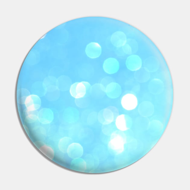 Aqua Blue Sparkles Pin by NewburyBoutique