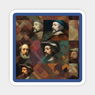 Rembrandt Paintings Mashup Magnet