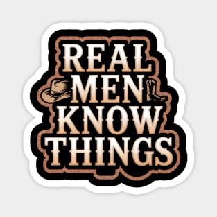 Real Men Magnet