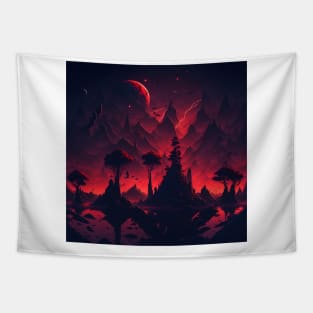 Red dawn Tapestry