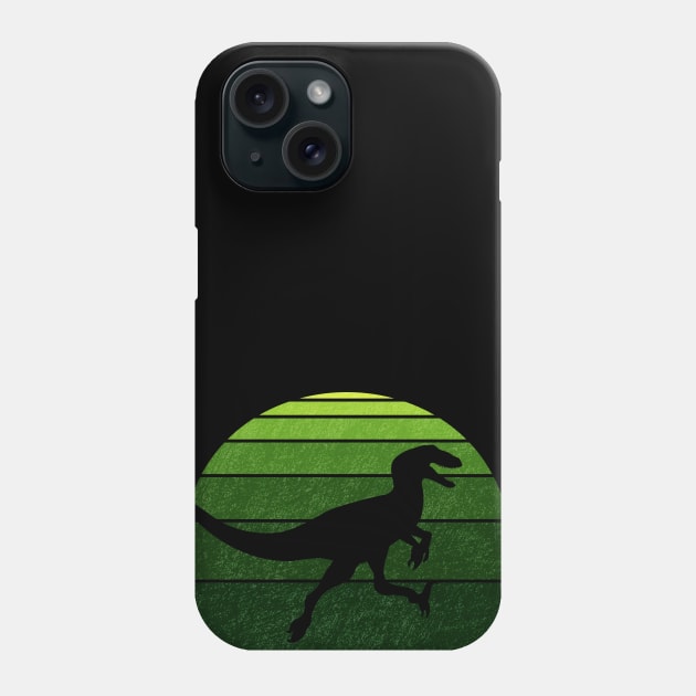 Raptor Retro Dino Shirt Gift Phone Case by FalconArt