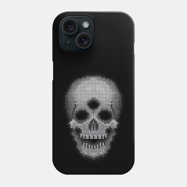 Grey Skull - Souless Phone Case by SideShowDesign