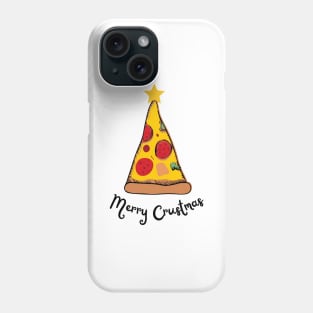 Merry Crustmas - Christmas Pizza Pun Phone Case