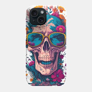 Skull Floral Phone Case