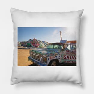 Salvation Mountain Pillow