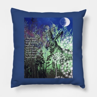 The Fabled Hare- magic and witchcraft Pillow