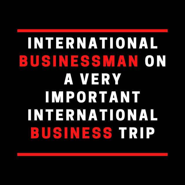 International businessman on a very important international business trip by OnuM2018