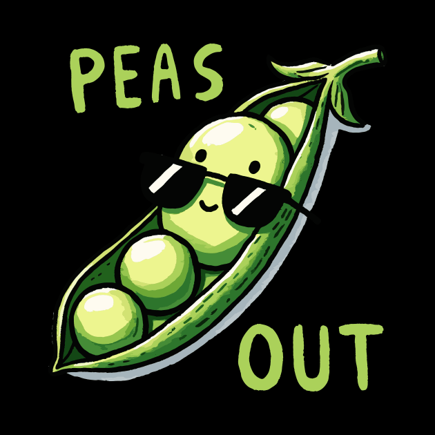 Happy Peas out Peace out by DoodleDashDesigns