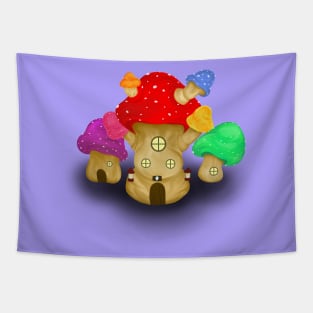 Mushroom Homes Tapestry