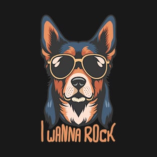 Rock n Roll Dog T-Shirt