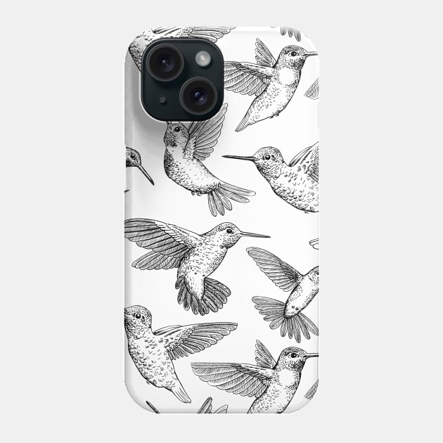 Hummingbirds Phone Case by katerinamk