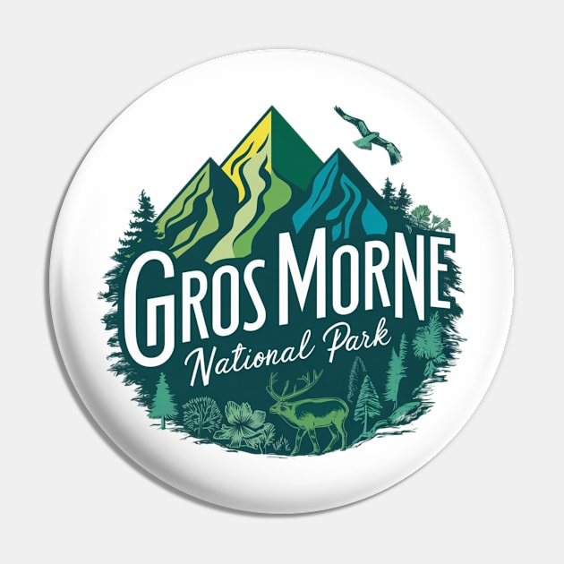 Gros Morne National Park Canadian Treasure Pin by Perspektiva