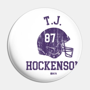 T.J. Hockenson Minnesota Helmet Font Pin