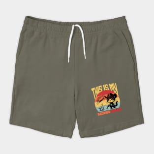 Cute Cowboy Cat This is My Second Rodeo Western Shorts