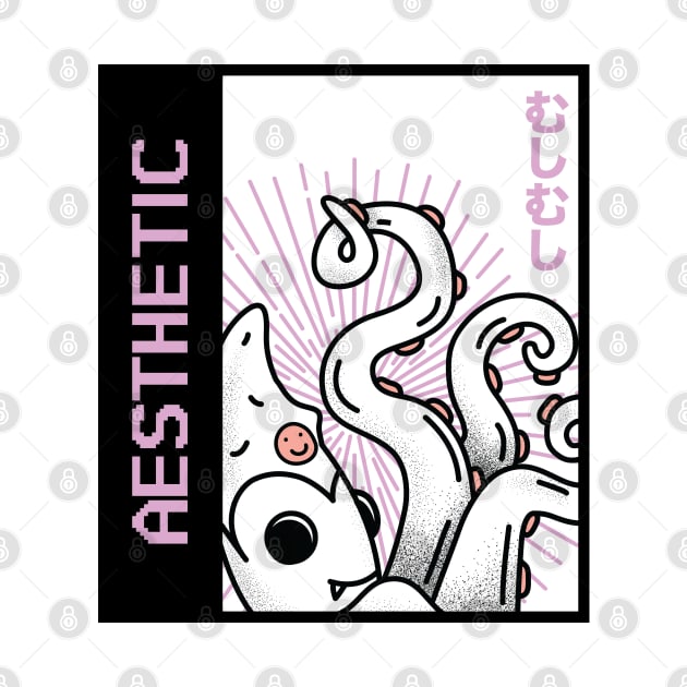 Aesthetic Kawaii Squid by Family Heritage Gifts