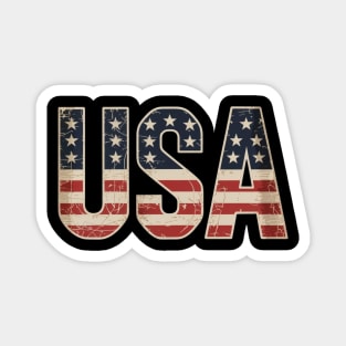 USA US Flag Patriotic 4th of July America Magnet
