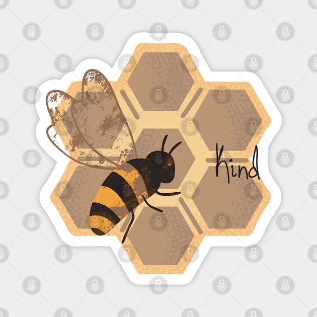 BEE kind Magnet by AestheticLine