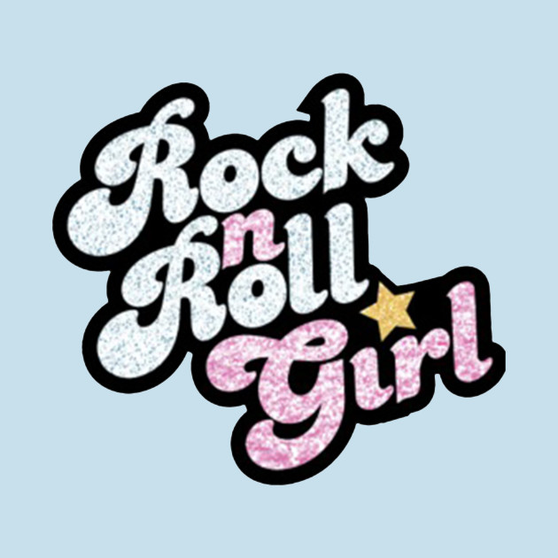 Disover Rock n' Roll Girl - Vintage Music Genre 70s Sassy Tween - T-Shirt