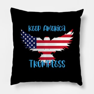 Keep America Trumpless ny -Trump Pillow