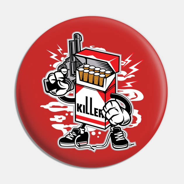 Cigarette Killer Pin by TomCage