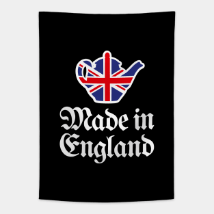 Made in England teapot Great Britain Union Jack Tapestry