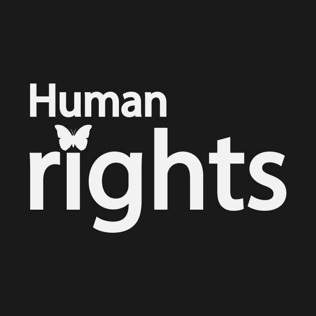 Human rights artistic text design by D1FF3R3NT