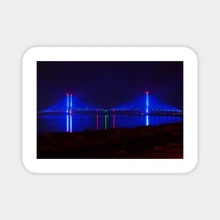 Indian River Bridge After Dark Magnet