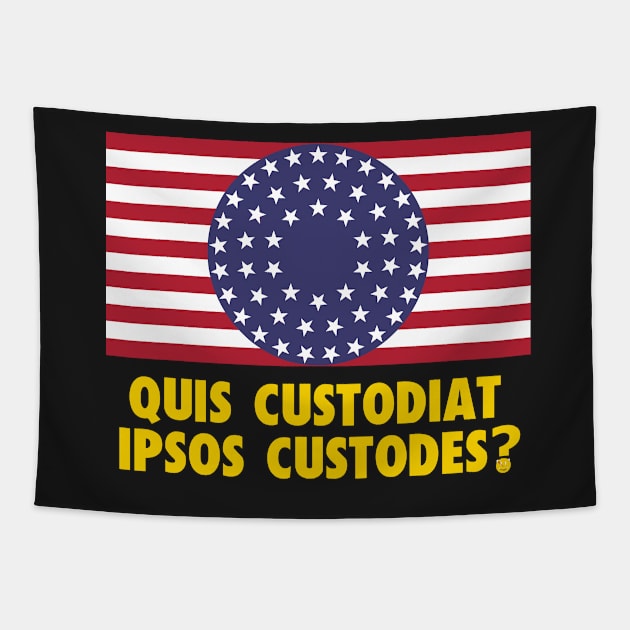 Watchmen - Quis Custodiat Ipsos Custodes Tapestry by popkulturniy