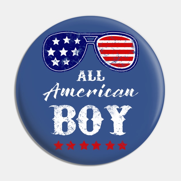 All American Boy Sunglasses Pin by Scar